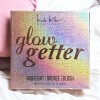 Eyeshadow Nicole Miller Glow Getter Highlight, Bronze, Blush .11 oz Brand New