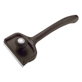 HYDE 10550 Extra Wide Replacement Double Edge Scraper, 5 in High Carbon Steel Blade, Black/Silver