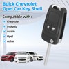PAYFULLY Opel Astra J Key Shell 2 Button Car Key
