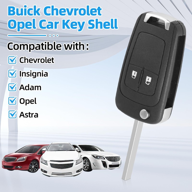 PAYFULLY Opel Astra J Key Shell 2 Button Car Key