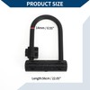 Hihaha Bicycle Lock with Lock Frame for Mountain Bike Road