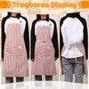 Livdouyu Pack of 2 Striped Kitchen Aprons Women's Adjustable Apron