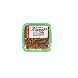 ROYAL NUTS Organic Almonds no Salt, 185 Grams