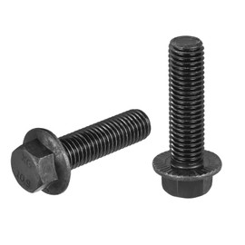 TA-VIGOR M14-2.0 x 50mm Hex Head Serrated Flange Bolts, 10.9 Grade Carbon Steel Flanged Hex Bolts, Heavy Duty Screws for Construction and Machinery, 2Pcs