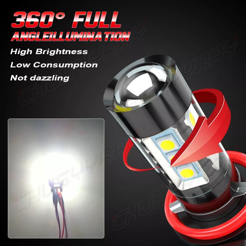 CHUSYYRAY For Ford Mustang 2013-2018 - D3S LED Headlight Bulbs