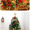 19.7inch Tabletop Christmas Tree Mini Artificial Decorated Christmas Tree Set