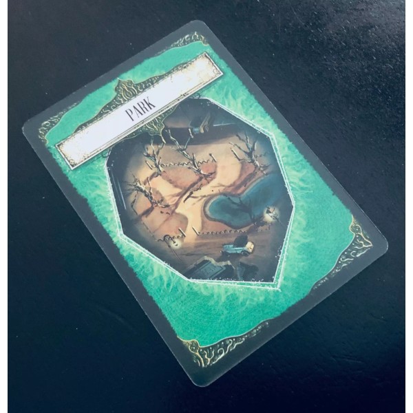 Z-Man Games Reign of Cthulhu | Green, Park Summoning Card