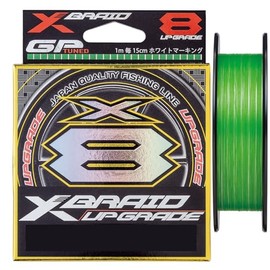 X-Braid Upgrade X8 150m 0.8号 16lb Green White Mark every 6 inches (15cm) per 3.3 ft (1m)