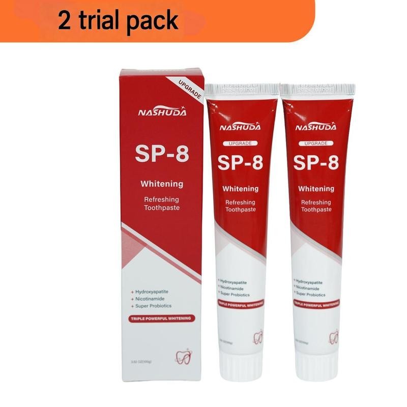 NASHUDA SP-8 Triple Whitening Toothpaste: Improved formula, manage oral health,