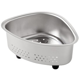 Ernest A-77824 Triangular Corner (Mini), Stainless Steel, Dish Drainer, Garbage (Triangular Corner Mini Cad), Popular Brand of Major Restaurants