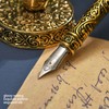 Feather Pen Set with 5 Interchangeable Nib Letter Opener Pen