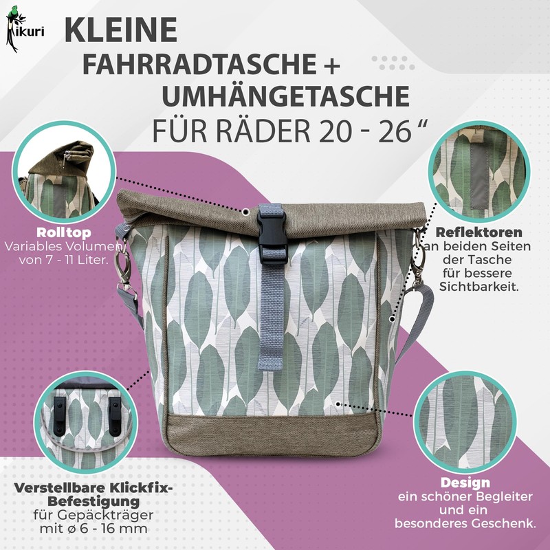 Ikuri Small Bicycle Bag 20-26 Inch for Children Folding Bikes