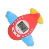 Baby Bath Thermometer IPX7 Waterproof Accurate Cartoon Airplane Shape Small