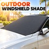 Universal Magnetic Windshield Snow Cover, 83 x 49 Inch Anti-Frost