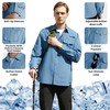 WULFUL Men's Sun Protection Fishing Shirts UPF 50+ UV Lightweight