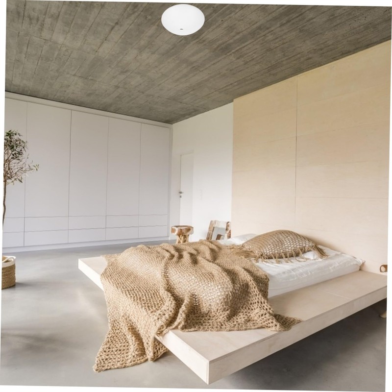 CHILDWEET Round Ceiling Light Cover Replacement with Circular Hole for