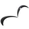 1 Pair Left Right Gloss Black Headlight Eyebrow Cover Trim