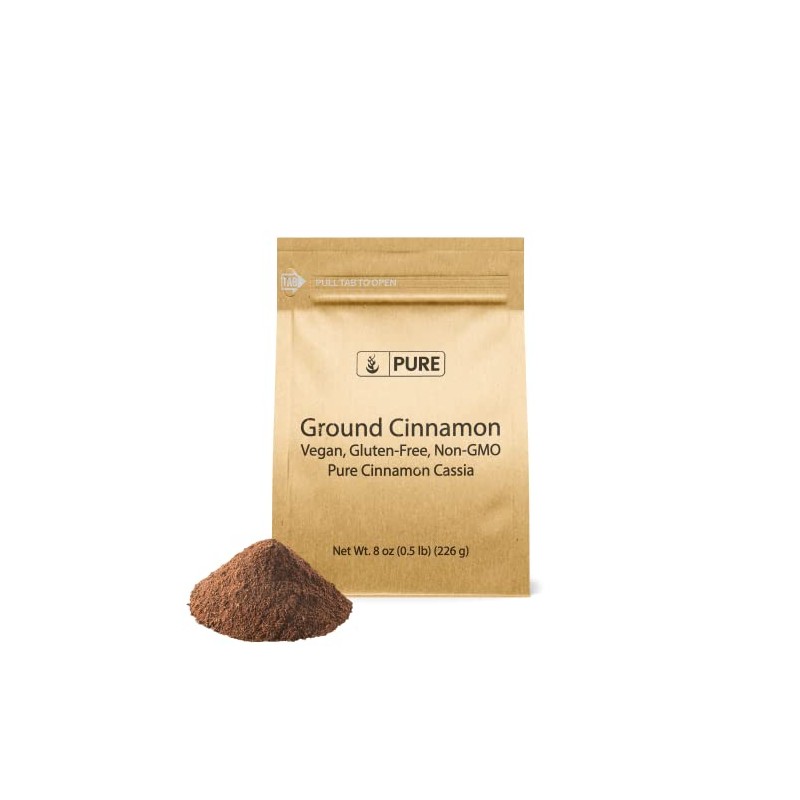 Pure Original Ingredients Ground Cinnamon (8 oz) Pure Cinnamon Cassia,