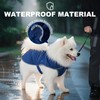 Dog Raincoat Adjustable Pet Waterproof Clothes Lightweight Rain Jacket Poncho