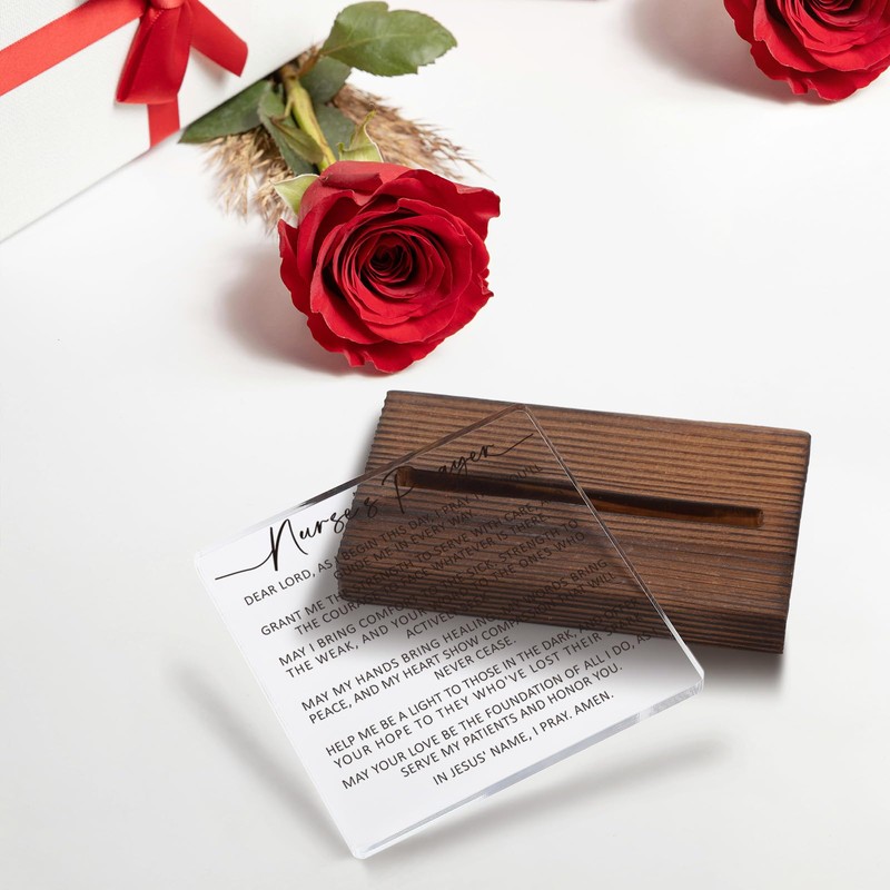 Nurses Prayer Thank You Gifts, Nurse Office Decor Christian Nurse