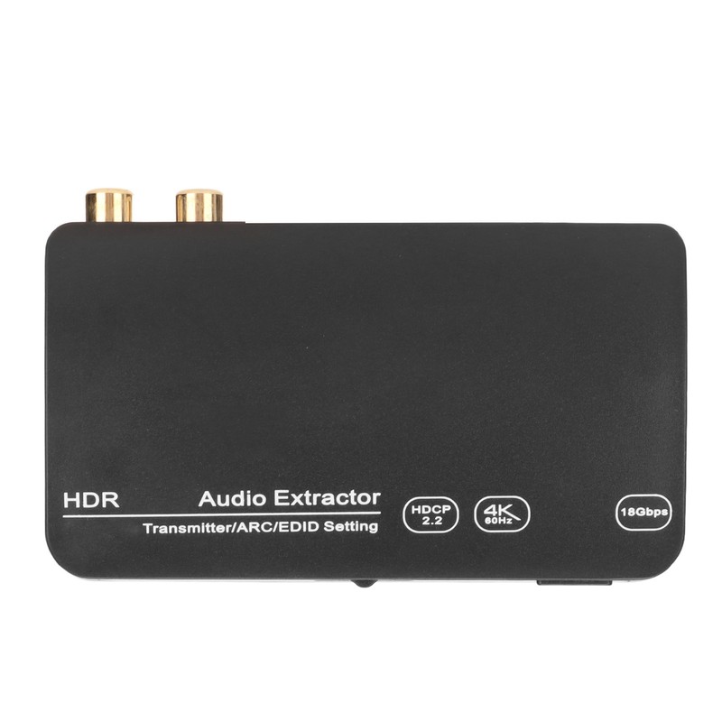 HDR HD Multimedia Interface Sound Extractor HD 4K 60Hz RCA