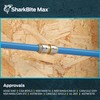 SharkBite Max 1/2 Inch Coupling, Push to Connect Brass Plumbing