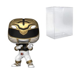 POP! Movies: Power Rangers: The Movie - White Ranger #1780 Bundled with Compatible Box Protector Case