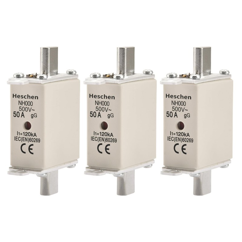 Heschen NH Fuse Link NH000 50A gG Front Indicator Combination