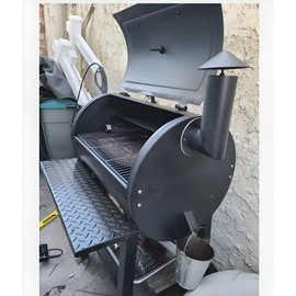 PBR Products Pit Boss Classic 820 D Pellet Grill Powder Coated Diamond Plate Folding Shelf