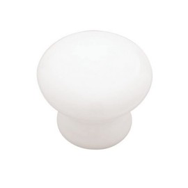 Liberty P95702C-W-C 1-1/4 Ceramic Round Kitchen Cabinet Hardware Knob,White