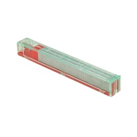 Itoya Staple Cassette 1/2" Interchangeable 70-100 sheet stapling capacity.5 cassettes p/bx-Red-1