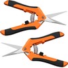 2 Pack Professional Pruning Shears, Trimming Scissors - Straight Tip,