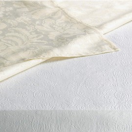 Home Bargains Plus Quilted Table Pad Protector with Flannel Backing - Cut to Fit - 60" x 102"