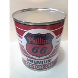 Phillips 66 Vintage Phillips 66 Motor Oil Can 1 qt. - ( Re-pop Collectible )