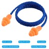 100 Pairs Corded Ear Plugs Silicone Noise Reducing Blocking Cancelling