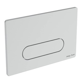Armitage Shanks S0766JG Oleas M4 Toilet Flush Plate, Matt Chrome