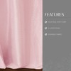 Elrene Home Fashions Aurora Pink Faux Silk Window Curtain with