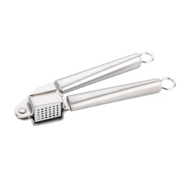 Professional Stainless Steel Garlic Press, Garlic Mincer Tool, Ergonomic Design, Easy to Clean, Easy to Use, Durable & Strudy Construction, Dishwasher Safe Garlic Crusher