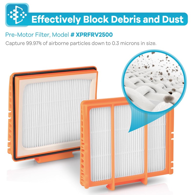 Jollsung AV2501S Replacement Filters for Shark Robot Vacuum AV2501AE RV2502AE