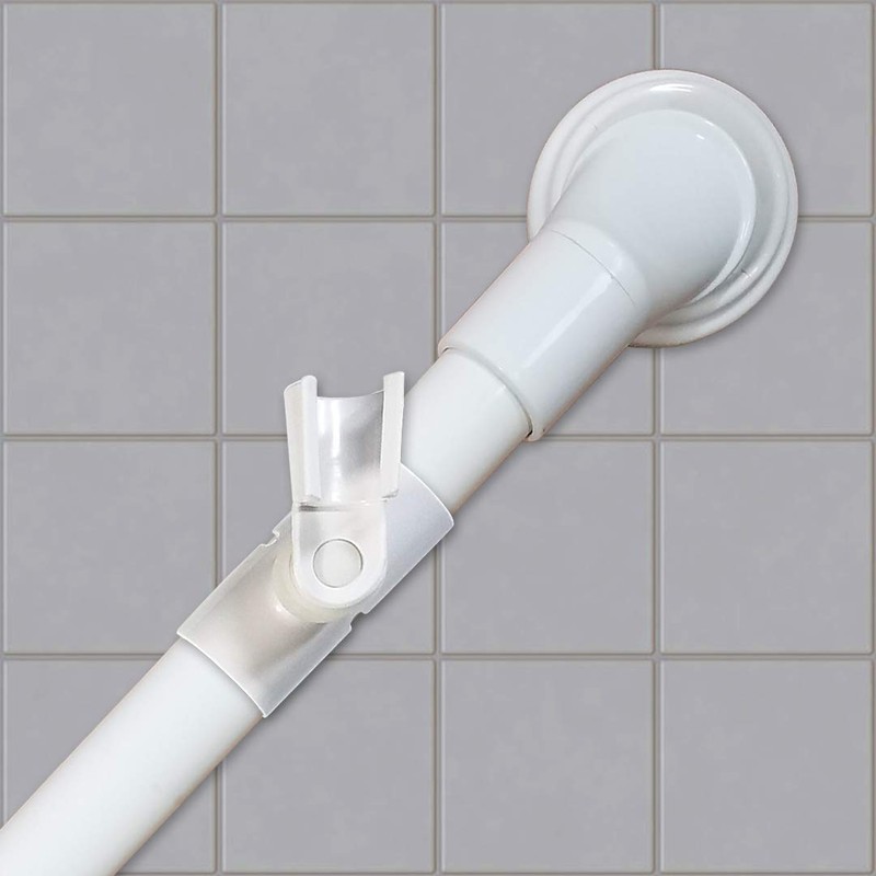 18 in MedGear Wall-Mount Bath Assisting Grab Bar, White &