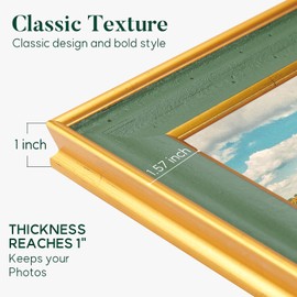 Gaevuian P513-5x7-1P-C7756-Green-picture frame