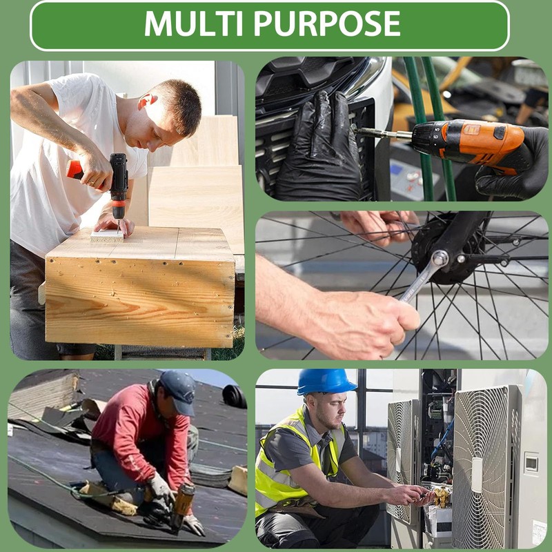 Czkonore Washers M4-M5-M6-M8 (Pack of 65) - 4 Sizes Stainless