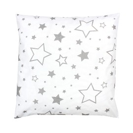 TupTam Children's Cushion Cover Decorative Patterned Grey Galaxy Size: 40 x 80 cm