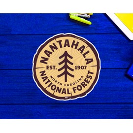 Nantahala National Forest Decal Sticker North Carolina 3" Vinyl