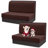 Gollense RV Dinette Cushion Covers Set of 2, Waterproof Stretch