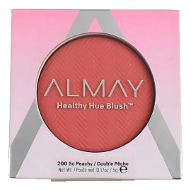 Rubor Almay Healthy Hue Blush Tono 200 So Peachy Polvo Natural                                                                                        
