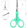 Humbee Eyebrow & Facial Hair Scissors – Safety Edge Trimmer