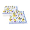 Caspari Mediterranean Blue Luncheon Napkins - 20 Luncheon Napkins per