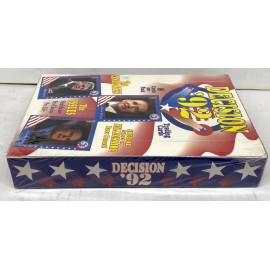 1992 Decision '92 Trading Card Box 36 Packs Sealed Bill Clinton George Bush