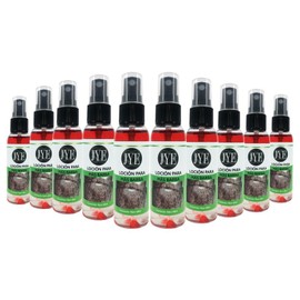 Loción Jye Edición Aniversario 10% Crecimiento de barba, Tratamiento para barba, bigote, cejas y Cabello. Unisex, Kit de 10 frascos